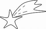 Star Shooting Coloring Pages Drawing Color Clipart Clipartmag sketch template