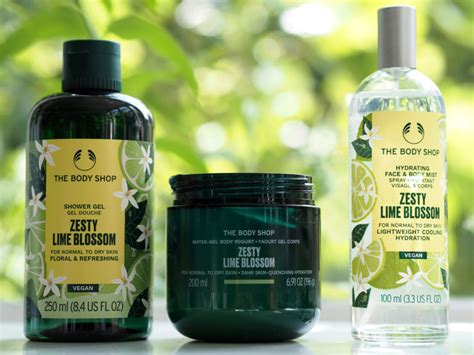 body shop zesty lime blossom review british beauty blogger