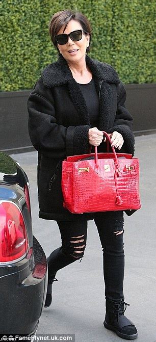 kris jenner gushes over hot pink neon sign in her custom hermès bag closet daily mail online