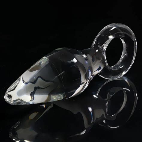 maryxiong crystal glass dildo for women anal beads butt plug female