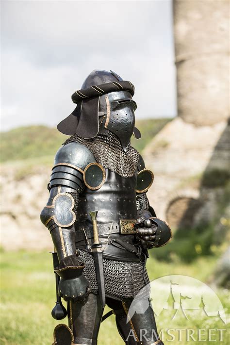 black armor kit  wayward knight black armor armor medieval armor