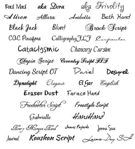 handwritten script fonts images cursive tattoo fonts handwriting
