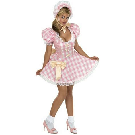 Rubies Costume Co Women S Adult Little Bo Peep Pink And White Dress