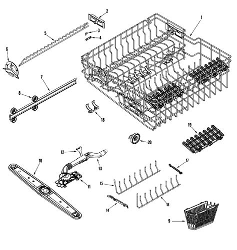 maytag maytag dishwasher parts diagram
