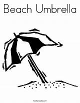 Coloring Umbrella Beach Pages Library Clipart sketch template