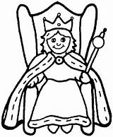 Queen Clipart Coloring Pages Crown Clip Kings King Kids Colouring Elizabeth Cliparts Crowns Sheets Print Printable Color Coloringmates Royal Clipartbest sketch template