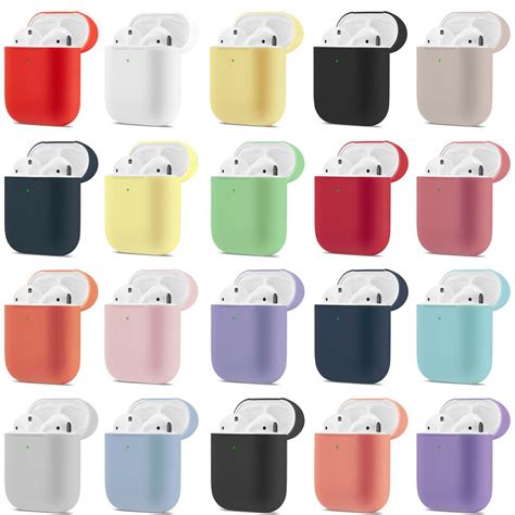 airpods case protective silicone cover skin  apple airpod  charging case ebay