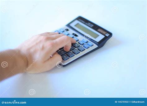 calculator stock afbeelding image  wetenschap analyse