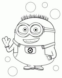 despicable  coloring pages