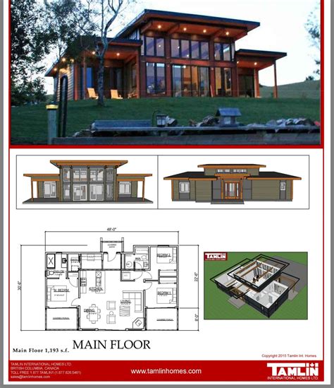 modern cottage floor plans images   finder