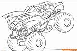 Monster Coloring Pages Trucks Pdf sketch template