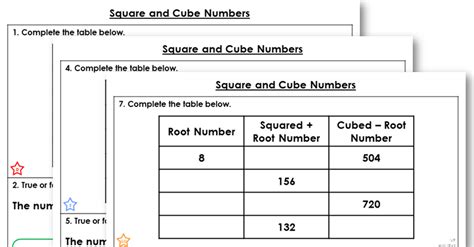 year 6 square and cube numbers lesson classroom secrets classroom