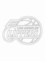 Coloring Los Clippers Logo Angeles Lakers Pages Drawing Printable Supercoloring Color Getdrawings sketch template