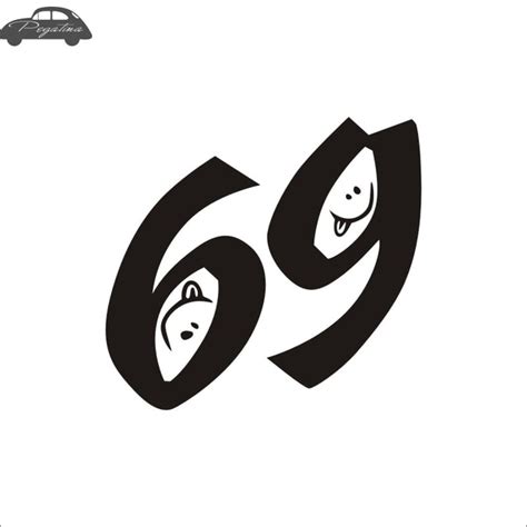 pegatina boat sexy 69 decal beauty oral sex funny car sticker window