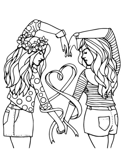 bff coloring pages  color coloring pages