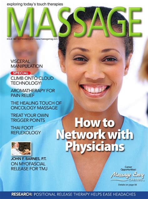 Online Massage Therapist Magazine With Lots Of Great Articles With