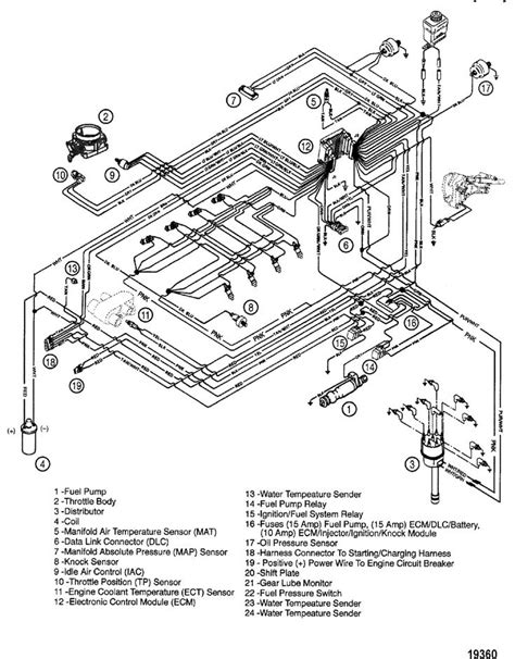 mercruiser engine diagram wiring schematic