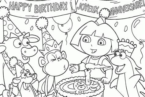 dora  twins coloring pages