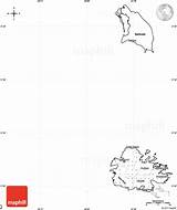 Antigua Map Barbuda Blank Simple East North West sketch template