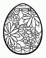 Coloring Pages Easter Egg Designs sketch template