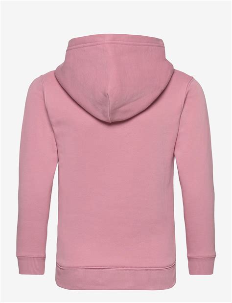 medium shield sweat hoodie sea pink  gant booztcom