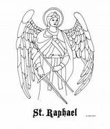 Raphael Coloring Kids Pages St Saint Catholic Archangel Angel Colouring Sheets Crafts Scribd Colour Saints Roman sketch template
