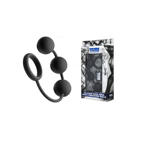 tom of finland cock ring weighted 3 silicone anal balls on literotica