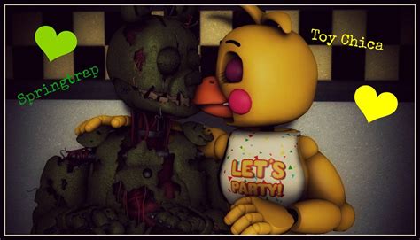 springtrap x toychica by chickysfm on deviantart fnaf