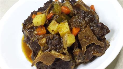 Jamaican Oxtail Recipe Jamaican Oxtails Oxtail Recipe