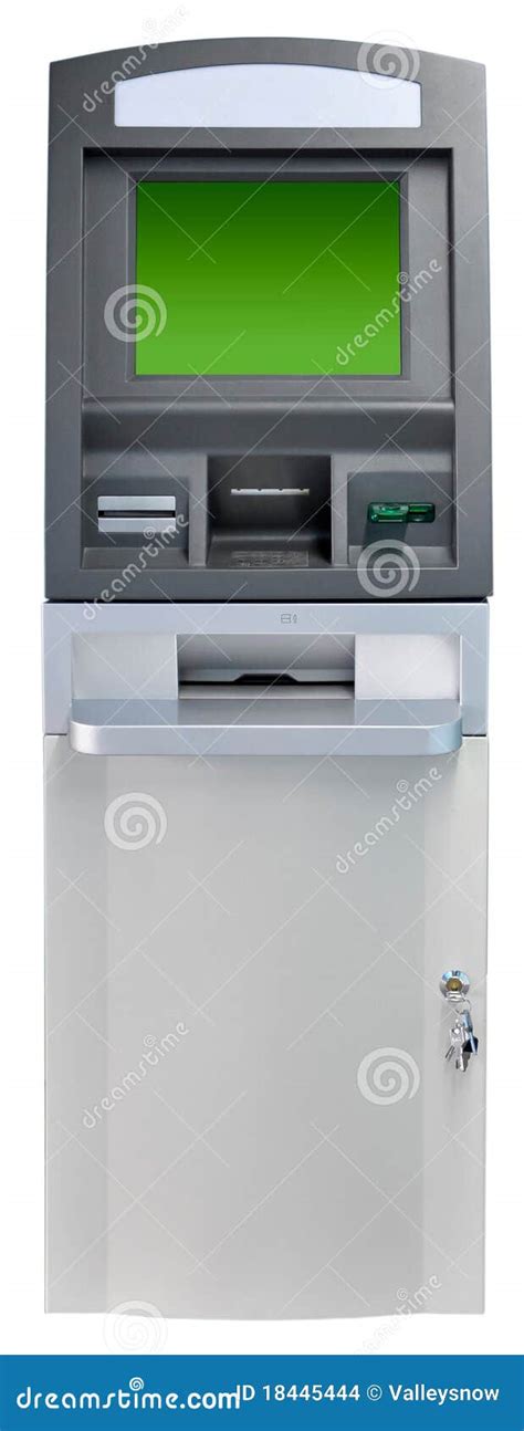 atm machine isolated stock photo image  cash debit