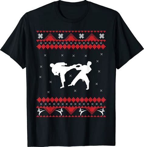 Christmas Karate T Mixed Martial Arts T T Shirt Uk