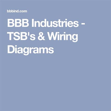 bbb industries tsbs wiring diagrams electrical wiring diagram automotive repair