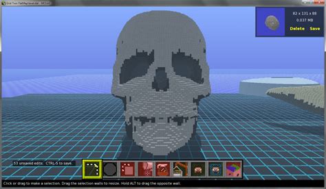 human skull minecraft project