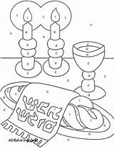 Shabbat Coloring Pages Table Printable Getcolorings Getdrawings Color Print sketch template