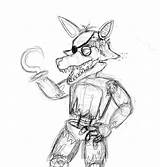 Foxy Withered Fnaf Freddy Reference sketch template