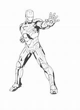 Coloring Iron Pages Giant Man Superhero Template Printable sketch template