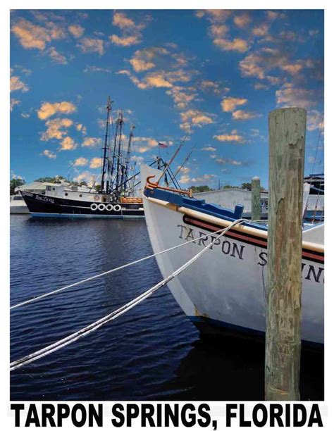 todays featured poster tarpon springs florida