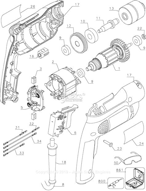 dewalt  type  parts diagram  drill