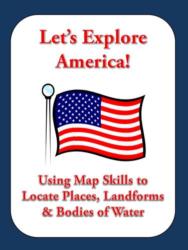 lets explore america find american states    map map skills