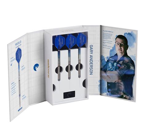 gary anderson world champion phase  deluxe darts set
