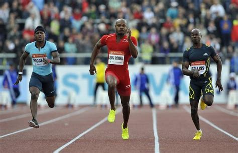 asafa powell fails drugs test as athletics is thrown into fresh turmoil