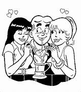 Archie Coloring Disegni Riverdale Betty Veronica Colorare Gifgratis Bojanke Crtež Bojanje Prend sketch template