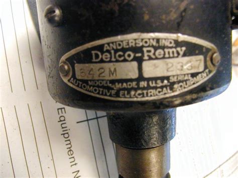 sell  vintage delco remy distributor serial  turns   shown  fort wayne