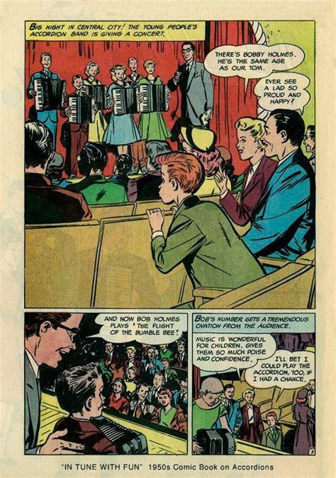 In Tune With Fun A 1950s Accordion Comic Book Flashbak