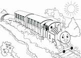 Train Coloring Pages Percy Thomas Tank Engine James Drawing Getcolorings Paintingvalley sketch template