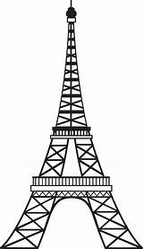 Eiffel Torre Molde Desenho Adesivos Monumentos sketch template