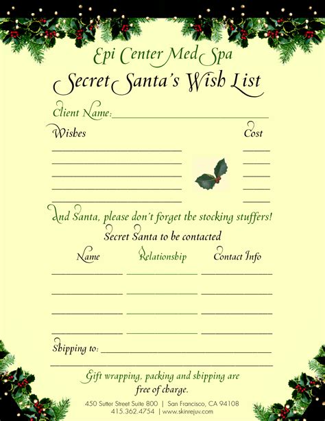 work printable secret santa template web   find gift concepts