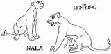 Nala Coloring Pages Lion King Cub Adult Colouring Simba Getcolorings Az Print Color Popular sketch template