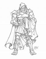 Doom Legion Comics sketch template