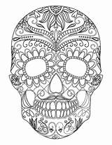 Coloring Skull Halloween Lebky Pages Omalovánky Relaxační Choose Board Issuu Relaxation sketch template